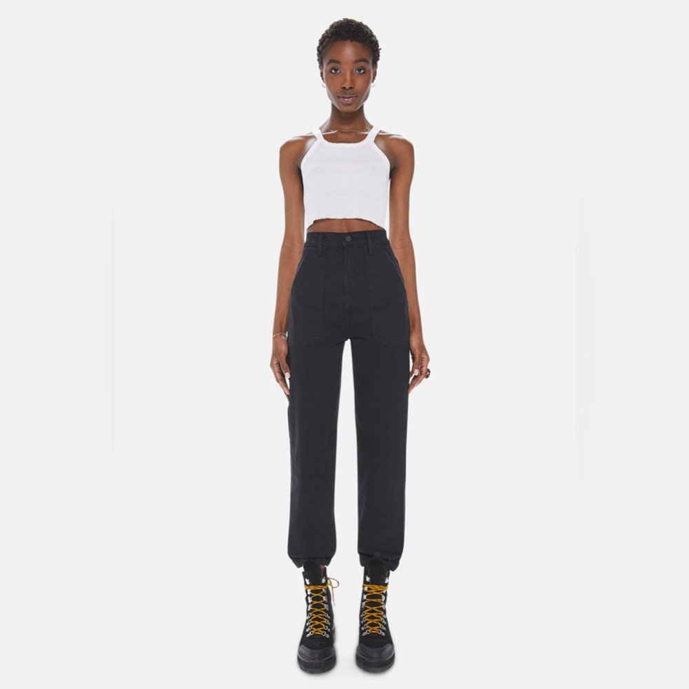 MOTHER • WRAPPER PATCH SPRINGY ANKLE JEAN NOT GUILTY - 23